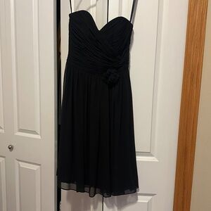 Black bridesmaid dress